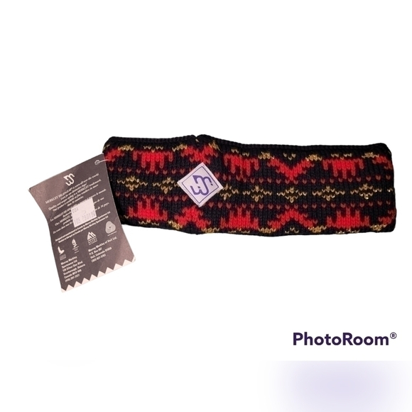Merkley Wool/Cotton Winter Head Band/Ear Muffs. Olympics - Picture 2 of 4
